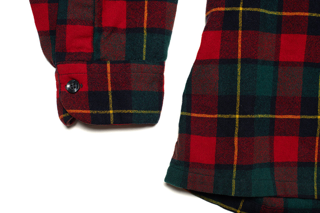 Pendleton Red Green Plaid Shirt 4