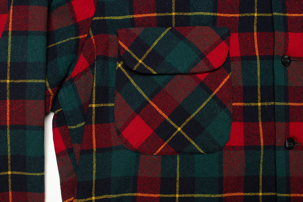Pendleton Red Green Plaid Shirt 5