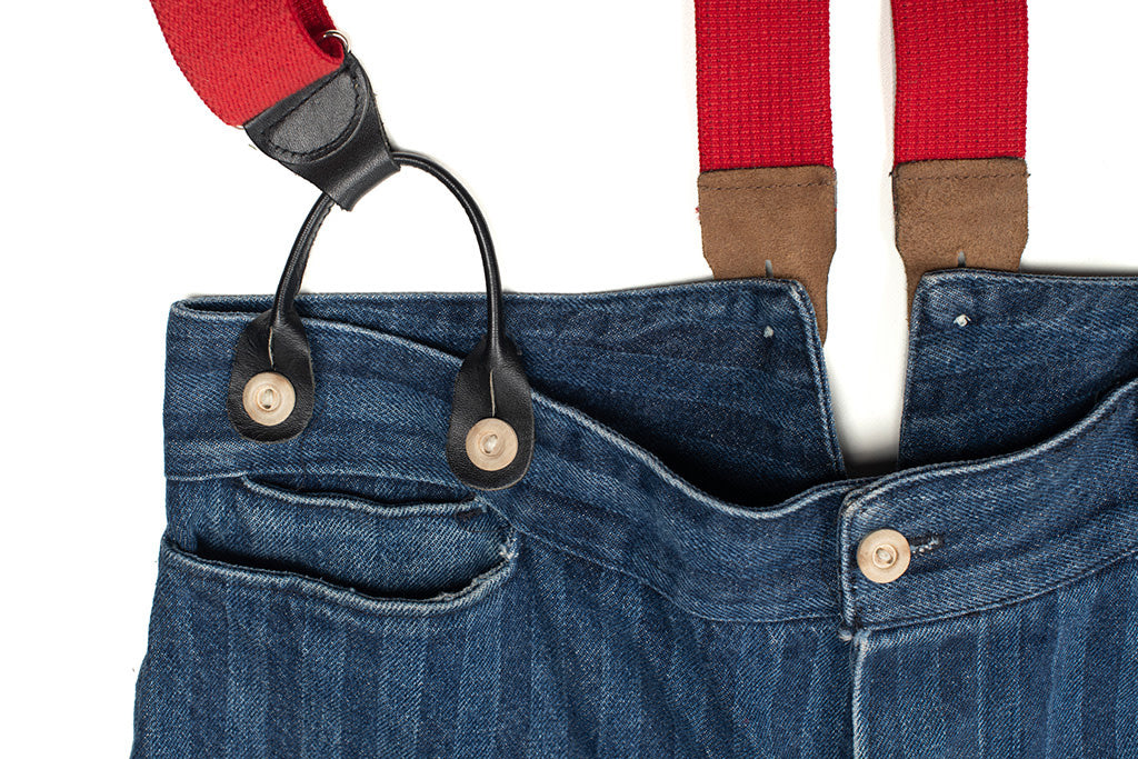 Pinstripe Denim Jeans 3