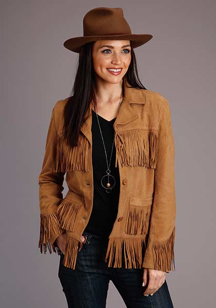 Stetson | Suede Fringe Jacket | Tan