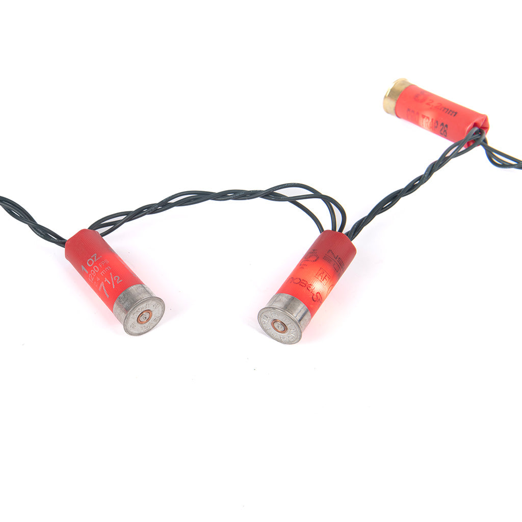 Hank's Bunkhouse | Upcycled Shotgun Shell Lights | Red