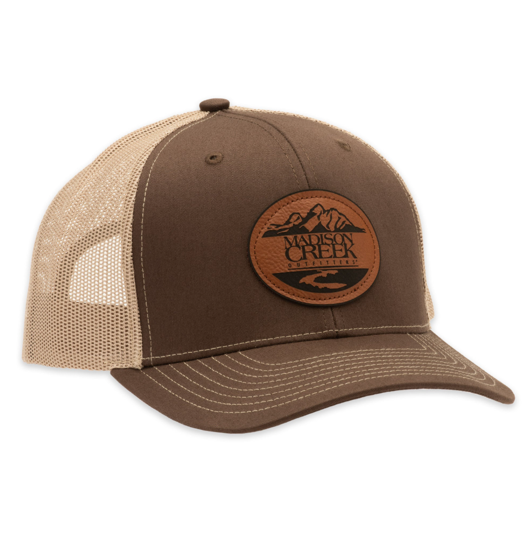 Madison Creek | Richardson Patch Trucker Cap | Brown/Khaki