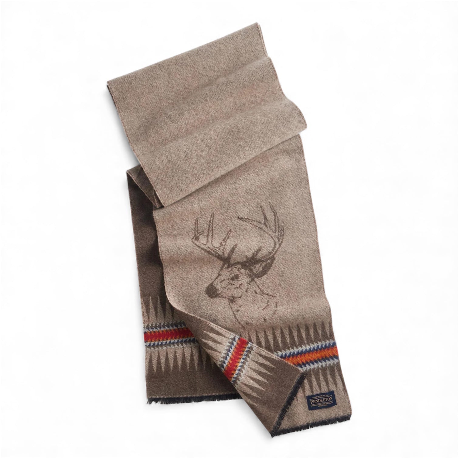 Pendleton | Jacquard Scarf | Sawtooth Buck