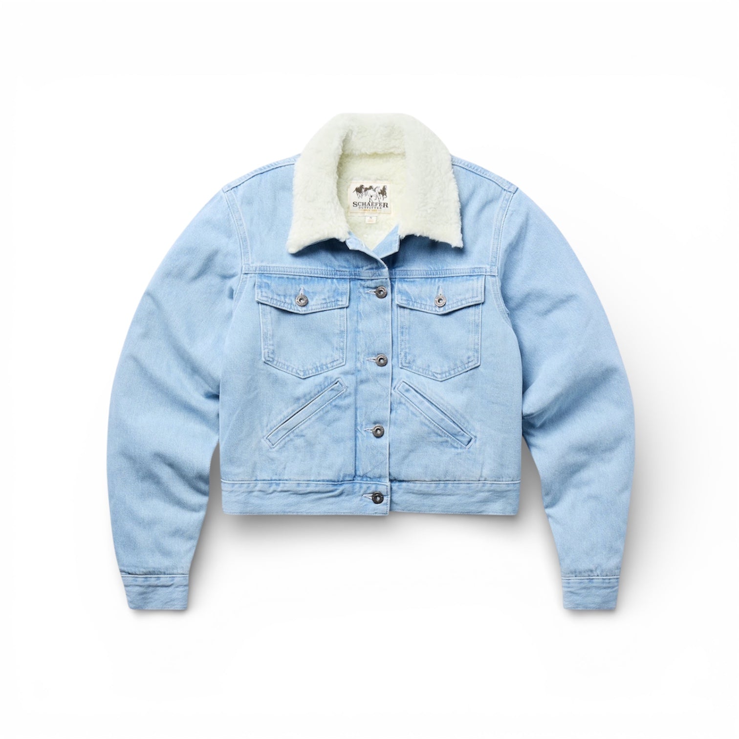 Schaefer Outfitter | Sherpa Lined Denim Jacket | Light Wash