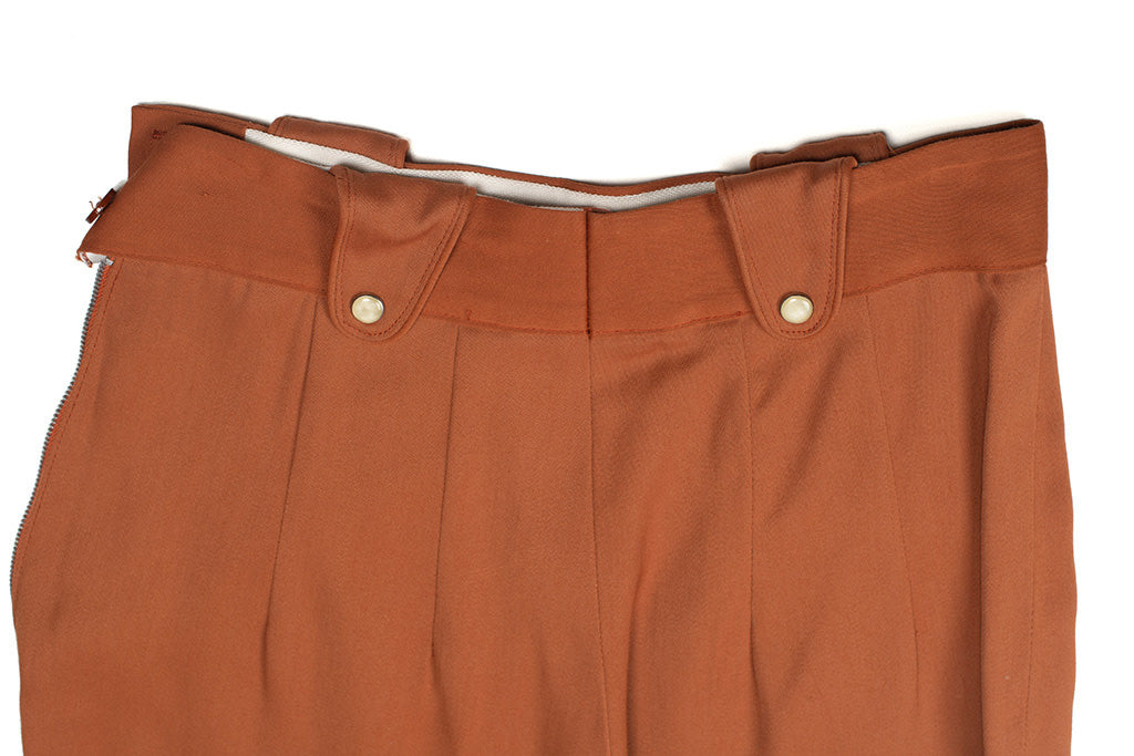 Vintage Ranch Maid Rust Gabardine 2 Piece Set 10