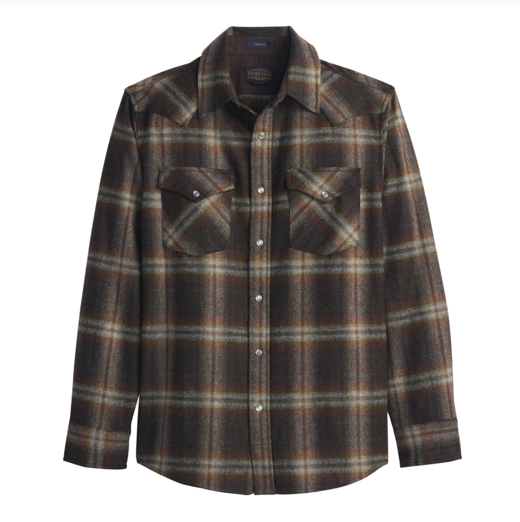 Pendleton | Canyon Shirt | Grey Mix Multi Ombre