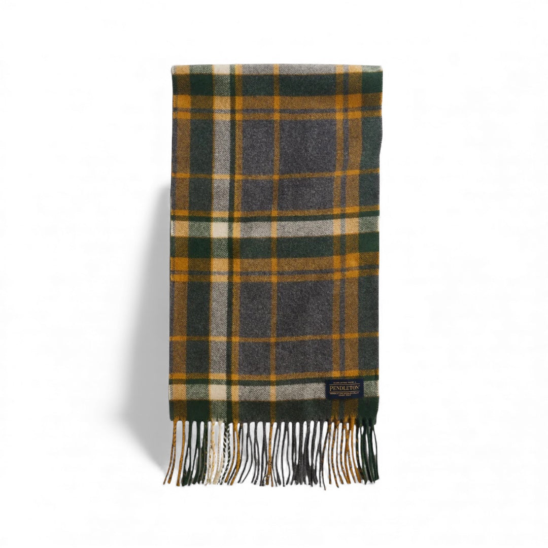 Pendleton | Whisperwool Muffler | Charcoal Multi Plaid
