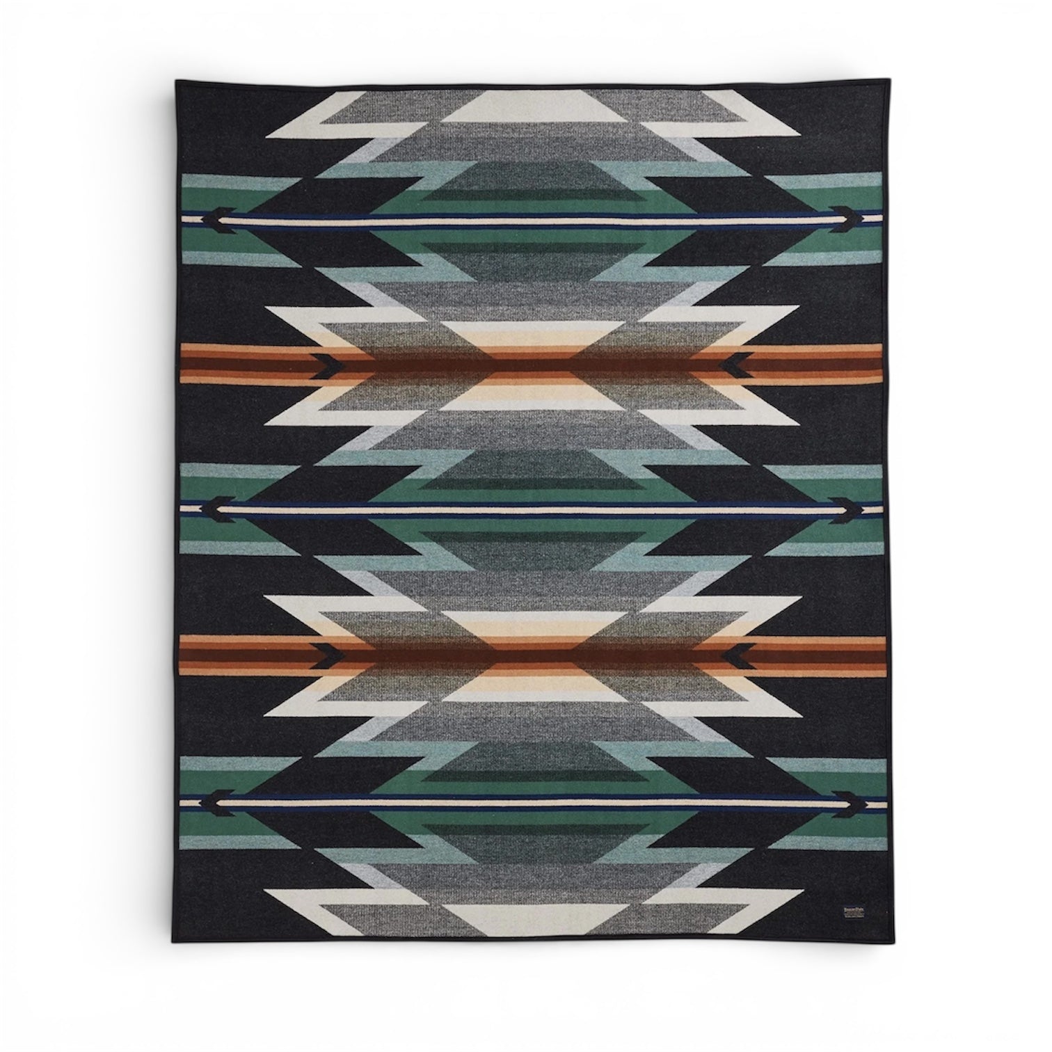 Pendleton | Jacquard Unnapped Twin Robe | Wyeth Trail Oxford