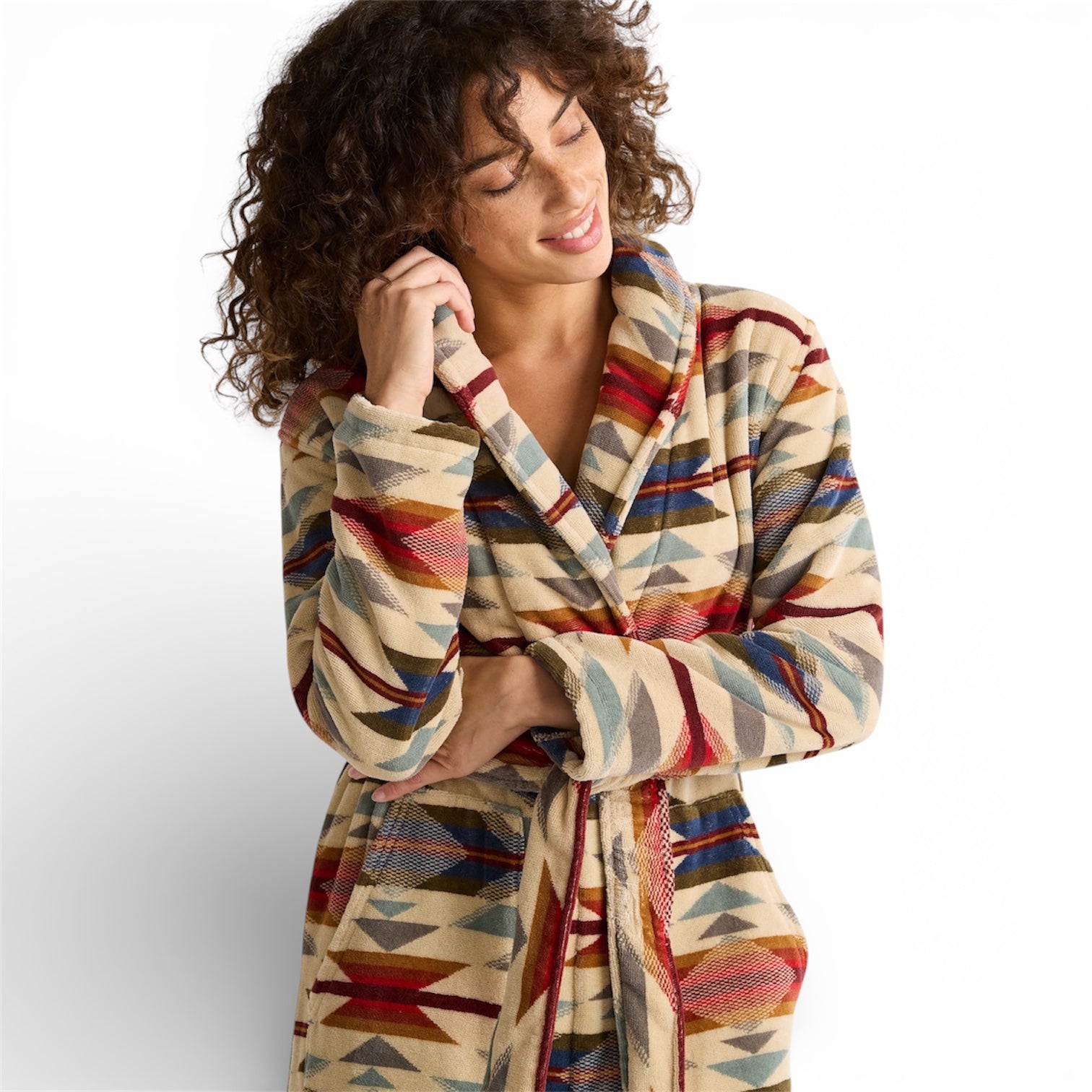 Pendleton | Women's Robe | Wyeth Trail Oatmeal